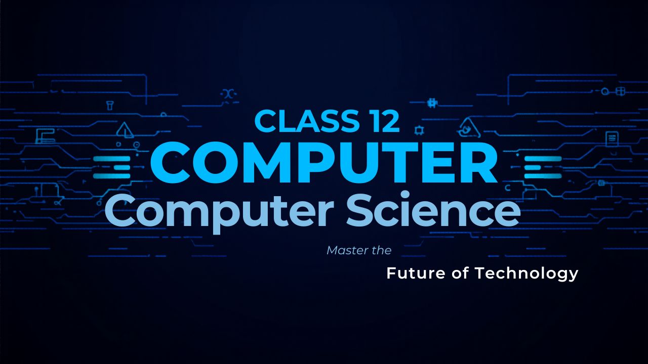 striking tech inspired thumbnail for class 12